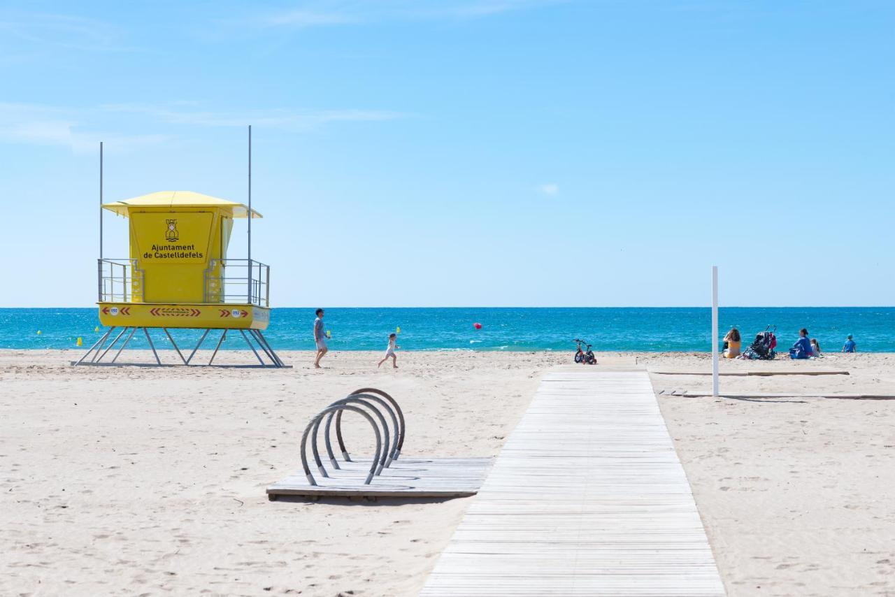 קסטלדפלס Maka Beach Apartment V מראה חיצוני תמונה